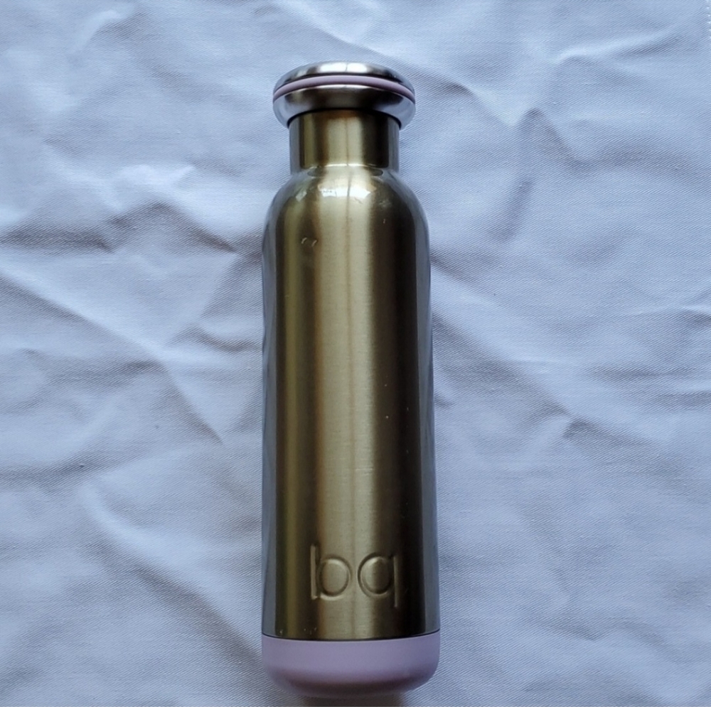 Bq Stainless Steel Insulated Water Bottle, Gold and Lavender
